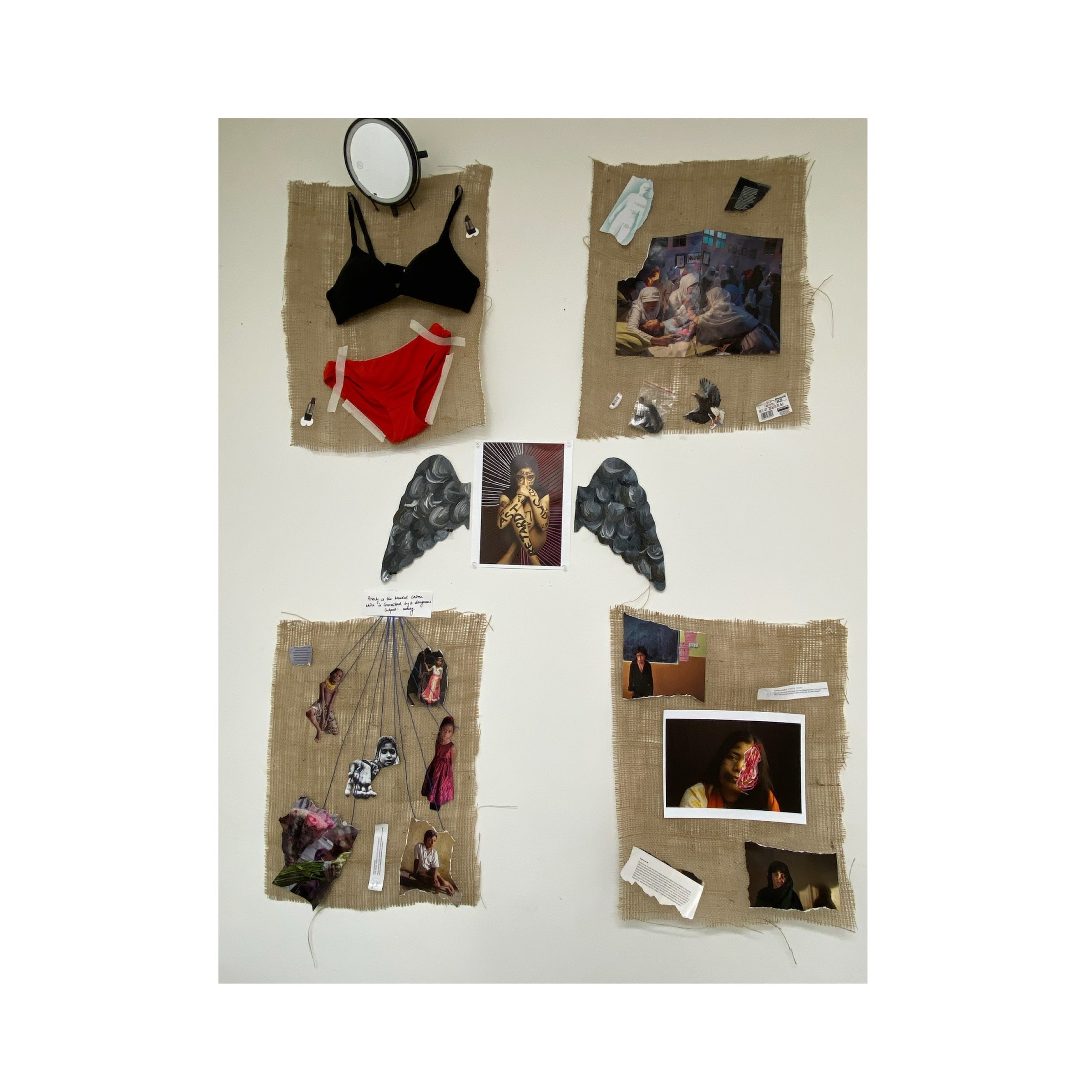 Assemblage of a Woman